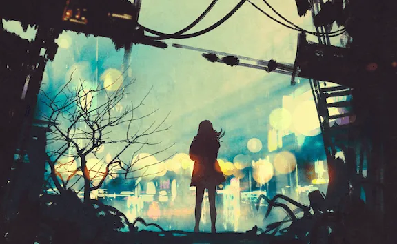 mujer-en-medio-de-la-calle