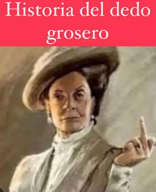 dedo grosero