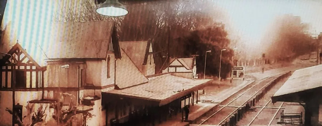 Un mural en sepia