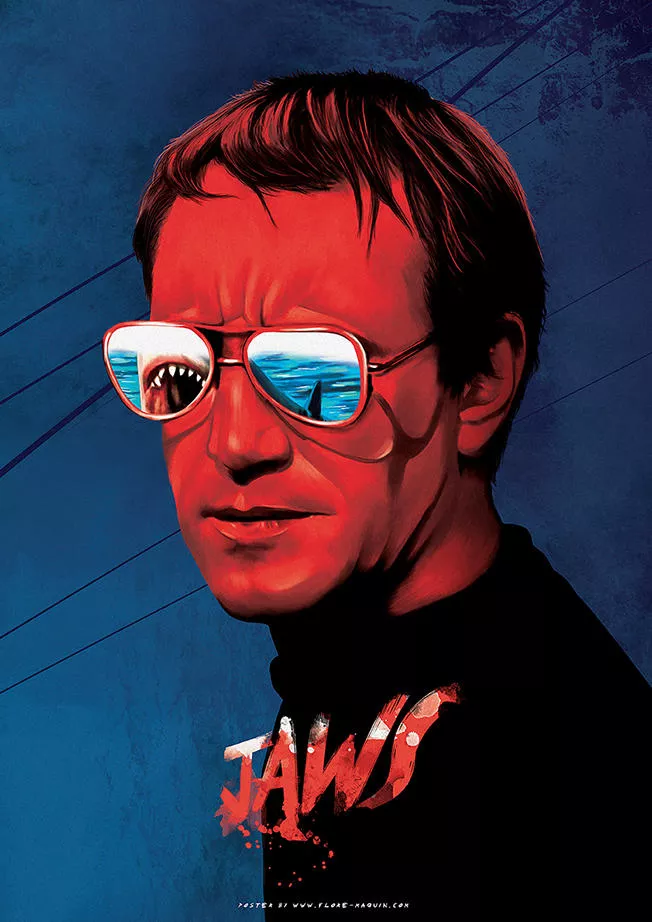 Flore-Maquin-movie-posters-illustration-jaws-