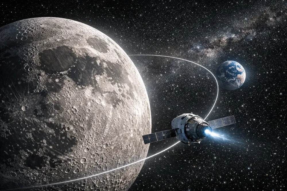 Cómo se controla un satélite a 90.000 km de la Tierra: la precisión extrema según el Dr. Kleinman-posdata press