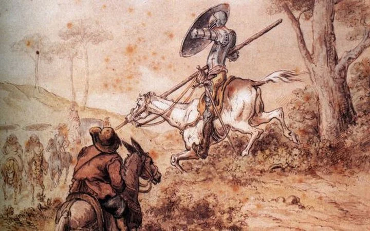 una-escena-de Don Quijote