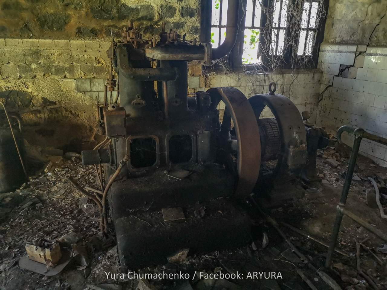 La Copelina, ruinas de la ex embotelladora de agua mineral