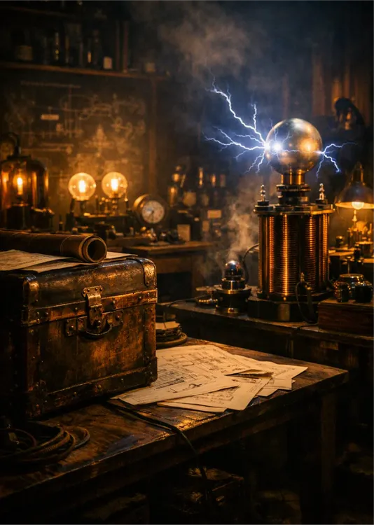Nikola Tesla: El genio oculto en los baúles-posdata press