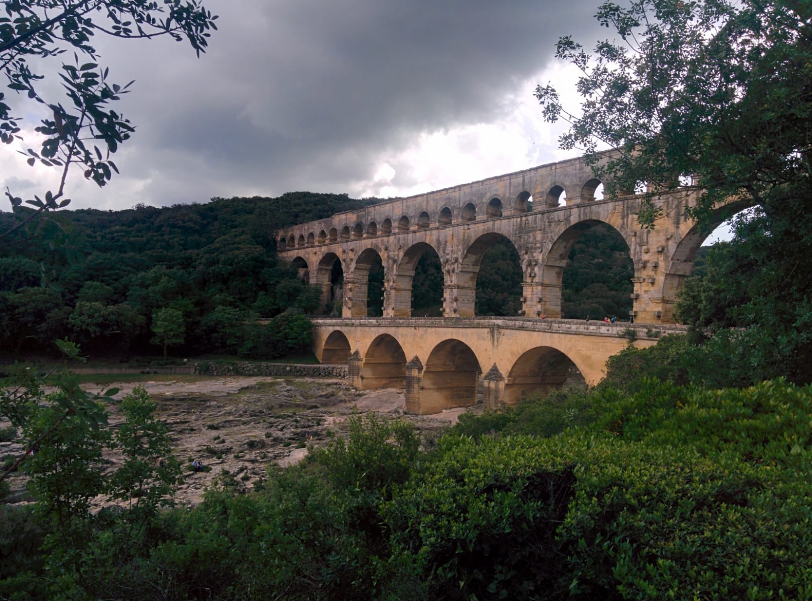 Pont du Gard, obra del Imperio Romano en el sur de Francia
