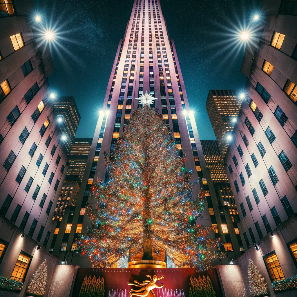 DALL·E-2023-11-30-08.00.33-Una-foto-del-majestuoso-arbol-de-Navidad-del-Rockefeller-Center-en-Nueva-York.-El-arbol-es-un-abeto-noruego-adornado-con-mas-de-5000-luces-LED-multi