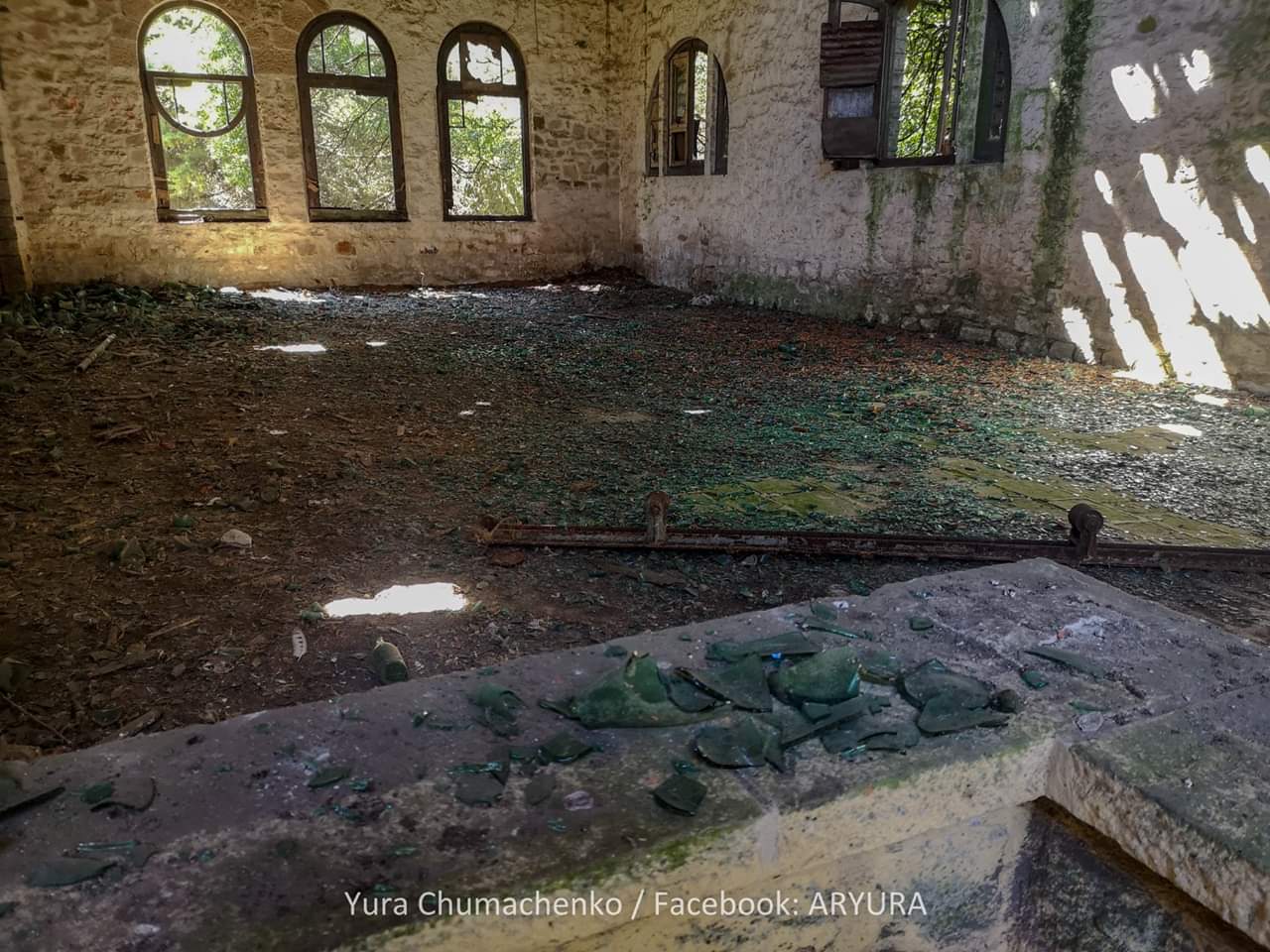 La Copelina, ruinas de la ex embotelladora de agua mineral