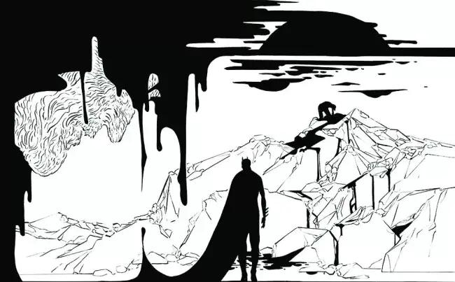 Las historias noir en blanco y negro. Foto:TL