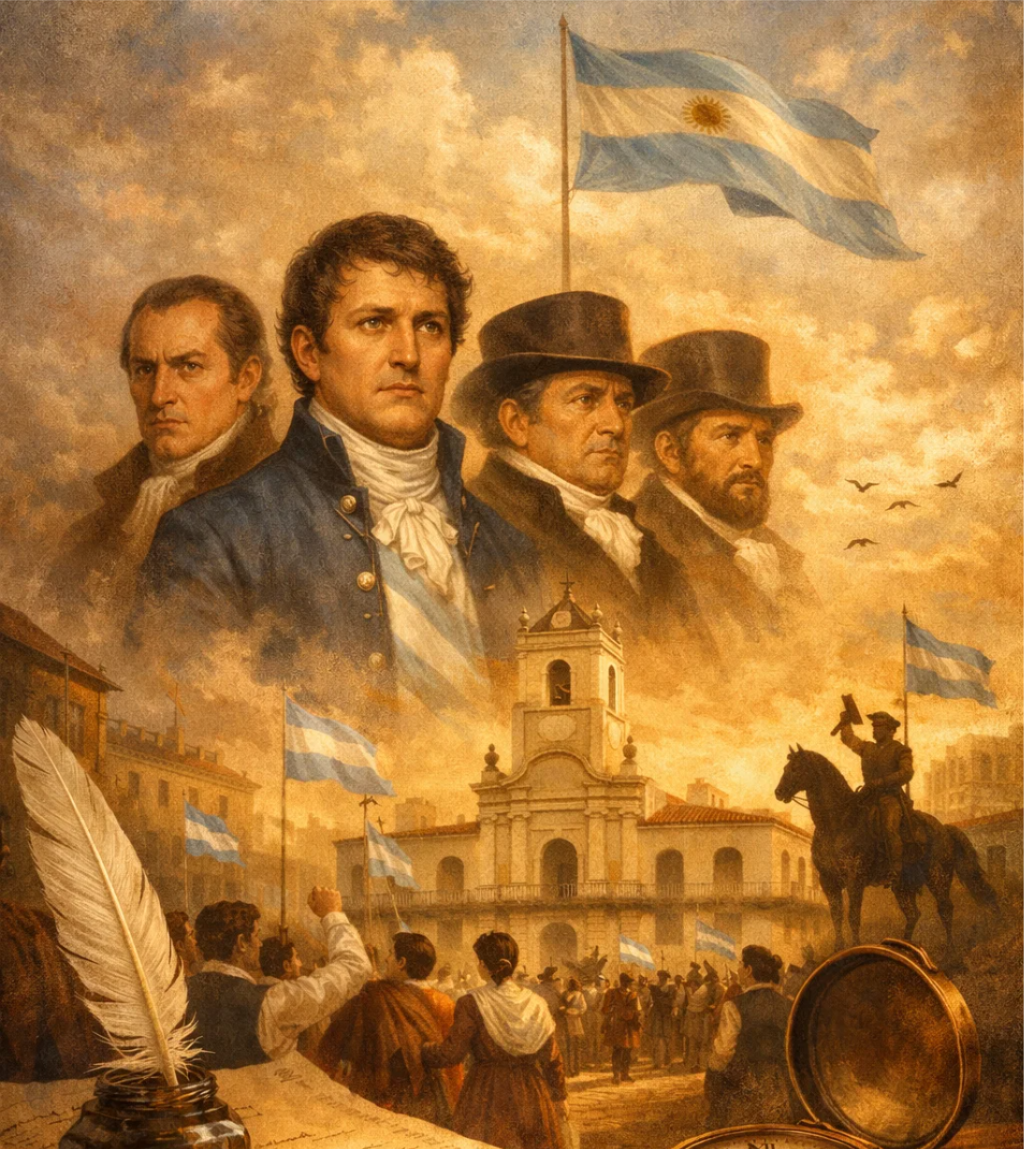 Próceres de carne y hueso: pasiones y contradicciones en la Revolución de Mayo-posdata press