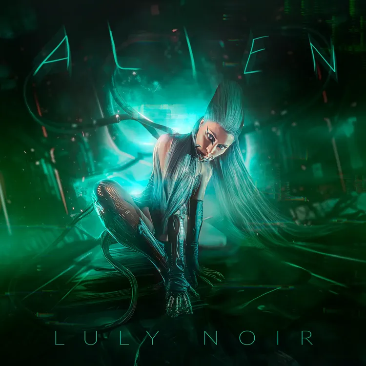 LULY NOIR - ALIEN - ARTE DE TAPA
