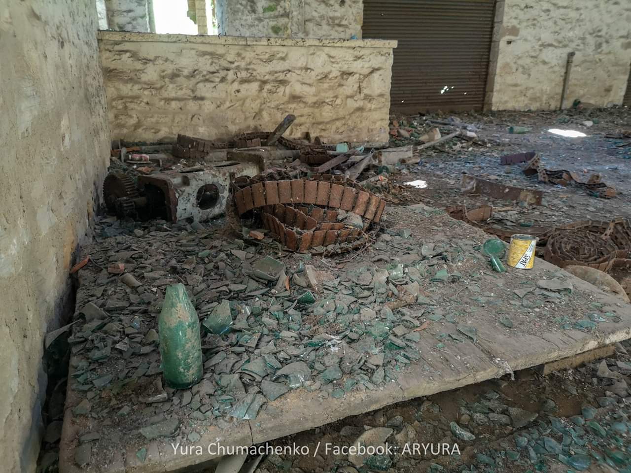 La Copelina, ruinas de la ex embotelladora de agua mineral