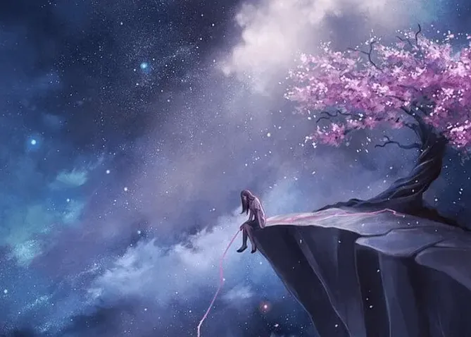 mujer-sentada-en-una-roca