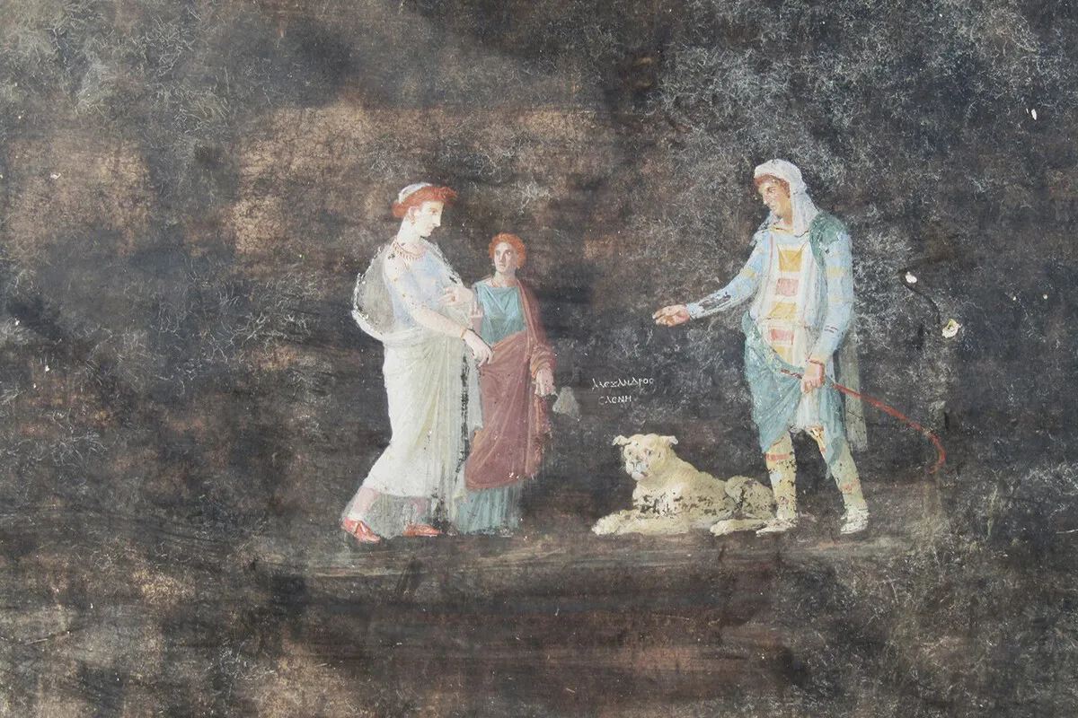 Una “sala negra” el nuevo hallazgo entre las ruinas de Pompeya