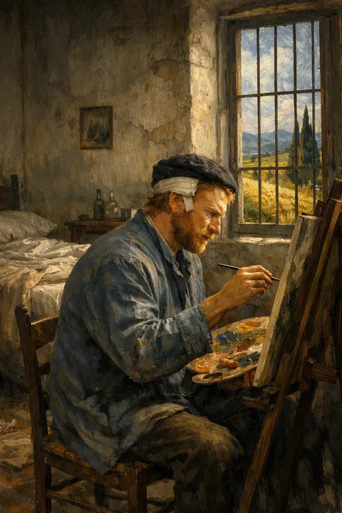 ¿Qué vio Van Gogh tras los muros que lo encerraban?-posdata press