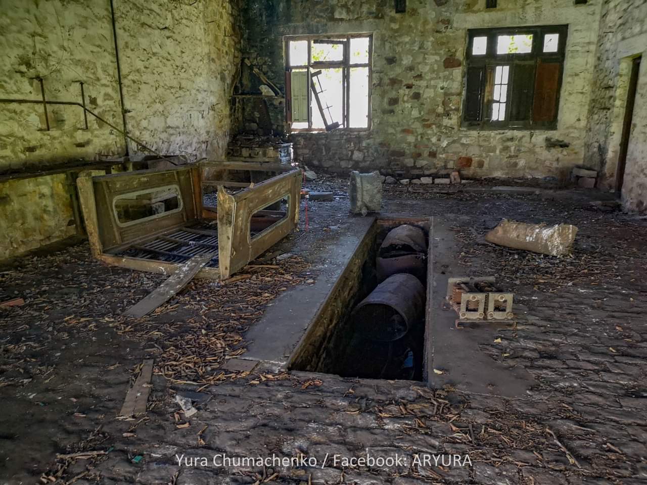 La Copelina, ruinas de la ex embotelladora de agua mineral
