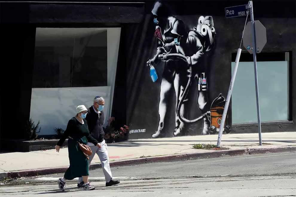arte callejero sobre el Coronavirus