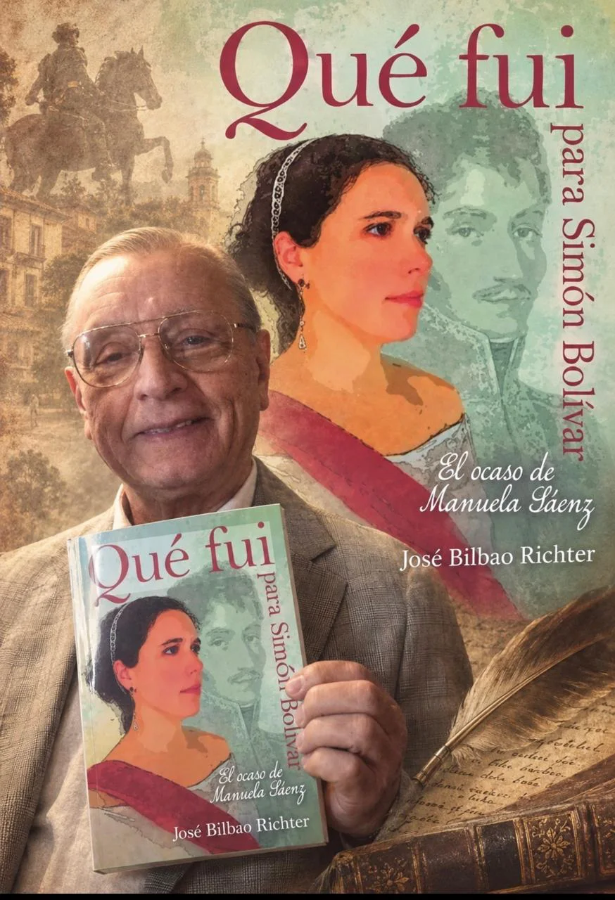 ¿Qué fui para Simón Bolívar?: el ocaso de Manuela Sáenz  de José Bilbao Richter-por sil perez-posdata press